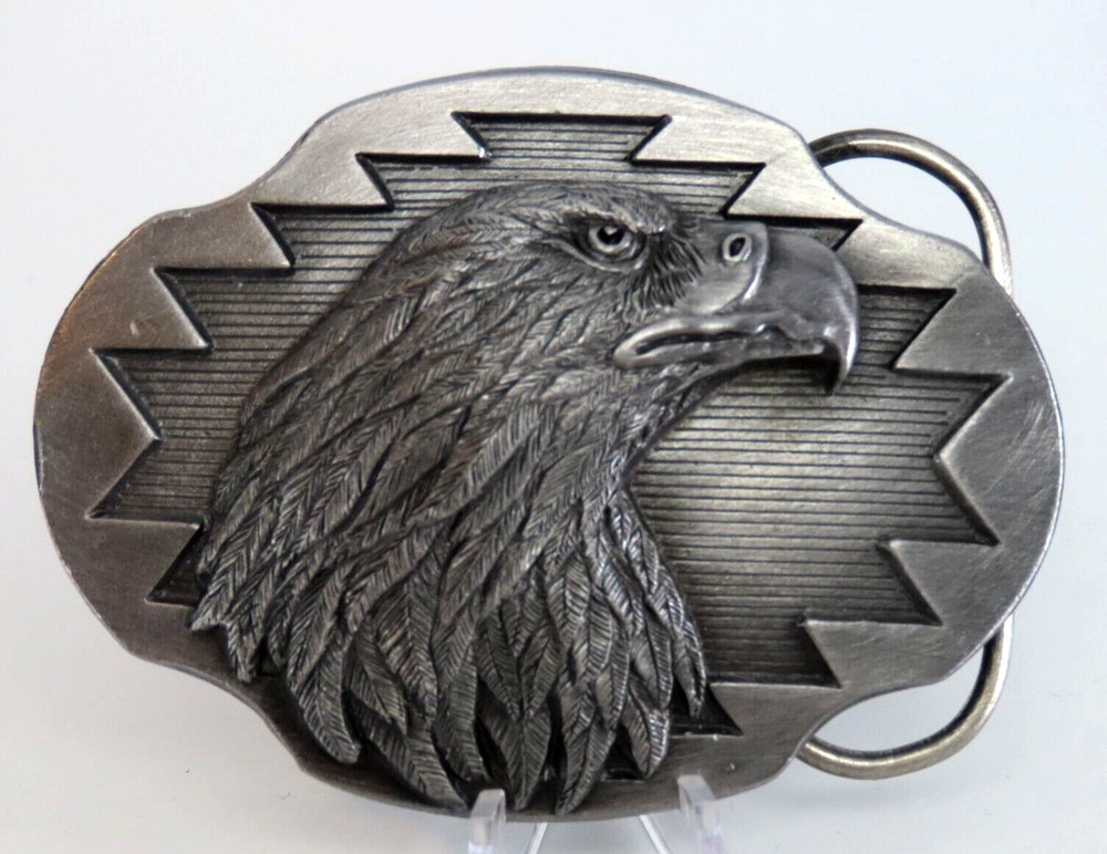 1990 Arroyo Grande #AG44 Eagle Head Belt Buckle USA