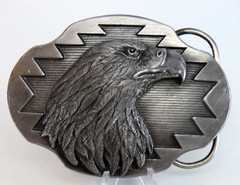 1990 Arroyo Grande #AG44 Eagle Head Belt Buckle USA