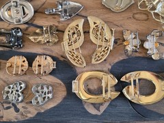 Mixed Wholesale Lot Womens Buckles, Clasps Brass Metal