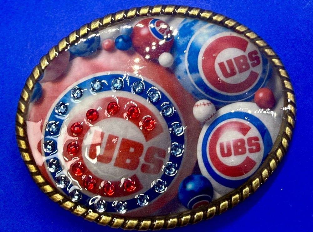 Chicago Cubs Baseball Team Sports Fan Collectible Belt Buckle