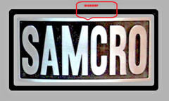 SAMCRO SONS OF ANARCHY / NEW BIKER GEAR 4 1/4&Prime; X 2&Prime; COLLECTIBLE SOA BELT BUCKLE