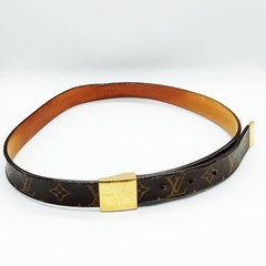 Louis Vuitton Belt Ceinture Carre Goldtone 1509110