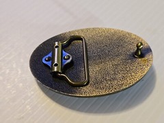 DEER HUNTING BUCK HUNTER Metal Belt Buckle (BRASS LOOKING)