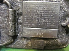 Vintage Planting Time Iowa Dekalb Pfizer Genetics Limited Edition Belt Buckle.