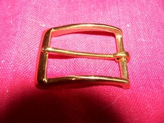 Big Lot 112 Solid Bronze 1” Belt Buckles Mens Womens Military Dress Brass Color
