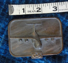 Lockheed C-5 Galaxy Military Aircraft Belt Buckle « The Buckle Connection » 1980&rsquo;s
