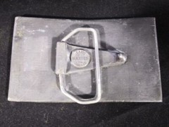 Vintage Collectible Pewter-Color « Colt Revolver » Lewis Belt Buckle