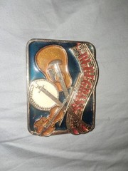 Bluegrass Western Belt Buckle Guitar Banjo Fiddle