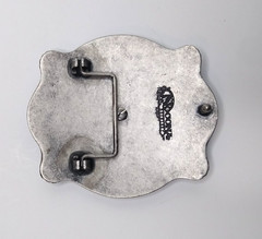 Nocona Rectangle Team Roping Roper Western Cowboy Rodeo Belt Buckle 37022