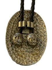 SSI Silver Turquoise Coral American Eagle Feathers Flower Belt Buckle & Bolo Tie
