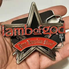 HARD ROCK HEAVY METAL BAND LAMB OF GOD Metal Belt Buckle