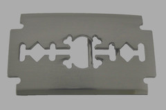 New Silver Razor Blade Barber Gift Belt Buckle Punk Hip Biker Cutter Rock Gothic