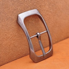 Arch Solid Rectangular Antique Silver Center Bar Pin Belt Buckle Fit 32mm Strap