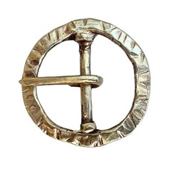 Handmade Solid Brass Belt Buckle USA | 1.5&Prime; « CIRCLE of LIFE » Artisan Buckle Men