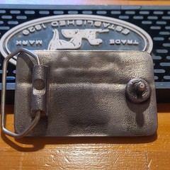 Miller Hello My Name Is Beer Novelty Antique Finish Metal Belt Buckle
