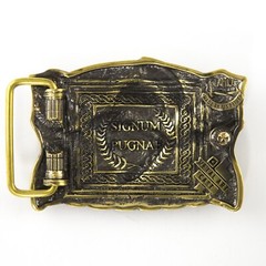 Belt buckle « Gladiator »; swordsman belt buckle; ancient warrior buckle;