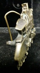 Vintage 1980 Belt Buckle Great American Buckle Co Train Steam Engine Signed #&rsquo;d