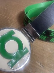 DC Comics Green Lantern Reversible Belt Buckle & Belt 45” Not Including Buckle