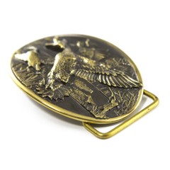 Duck hunting belt buckle, Trophy duck season hunter gift
