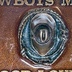Brown SBS Inc Belt Buckle Cowboys Make Good Lovers Vintage