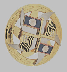 Belize & USA Flags Belt Buckle Vintage Spinners Belizean Women Men Western Style