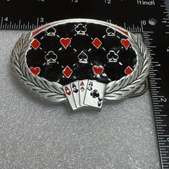 Great American Products 2008 Playing Cards Poker Ace Belt Buckle