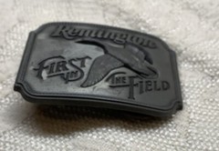 Remington Arms Co First in the Field Canadian Goose 1980 Belt Buckle Vintage