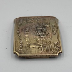 Vintage Wells Fargo and Company Oregon Steam Locomotive Train Belt Buckle Brass