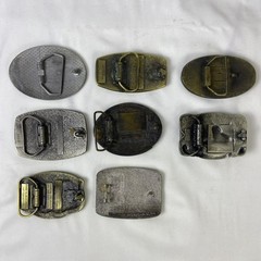 Mixed Lot of 8 pcs Belt Buckles Agriculture, Seeds, Irrigation Etc.