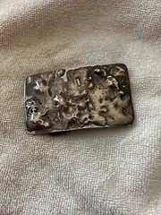 Vintage Modern Modernist Abstract Belt Buckle Brutalist