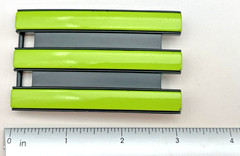 Original Adidas Neon Green & Black Golf Trophy Three 3 Stripe Enamel Belt Buckle