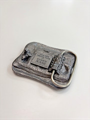 Vintage Buck Knives Belt Buckle Four Generations Of Knife Makers 950566