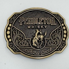 Montana Silversmiths Pendleton Whisky 2024 Edition Belt Buckle Let&rsquo;er Buck