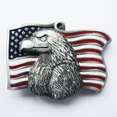 BRAND NEW AMERICAN FLAG USA BOLD EAGLE BELT BUCKLE