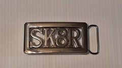 SK8R (SKATER) CUSTOM Belt Buckle-Put ANY LETTERS &/OR NUMBERS on Buckle