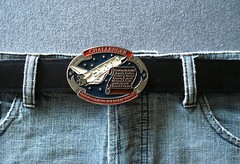 1986 VTG Challenger Commemorating Our Fallen Heroes Collectible Belt Buckle