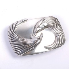 Elliot Rhodes Eagle Embossed Belt Buckle 34932