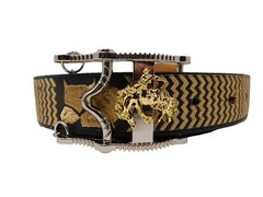 Belt Buckle golden horse Cowboy Sliver,Gold,,Metal