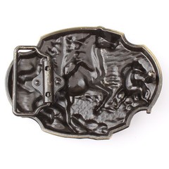 Horse Belt Buckle Western Cowboy Native American Motorcyclist (HRS-06)