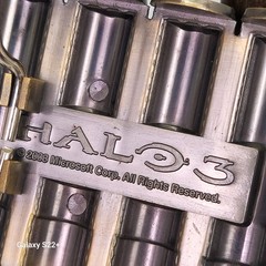 HALO 3 Master Chief 8GA MAG Shotgun Shell Design Belt Buckle Ammo 2008 Microsoft