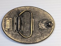 Great American Buckle Company Enameled Open Wing Flying Eagle Belt Buckle
