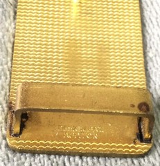 Vintage AMERICAN BOWLING CONGRESS 1968-69 Most Improved Award Brass Belt Buckle
