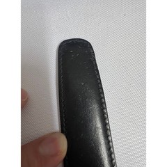 Brooks Brothers Mens Black Leather Belt Brass Buckle Size 36 Made in USA