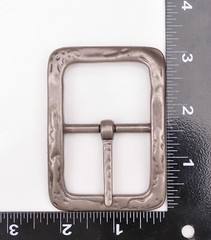 Retro Two-tone Solid Heavy Duty Center Bar Pin Belt Buckle For 40MM Leather Belt