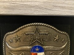 Wrestlemania 38 2022 Belt Buckle WWE Brand New In Box (Dallas Texas)