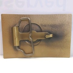 New Mens Vintage Belt Buckle Mining JEFFREY 1028 3D Graphic 80’s Collectible