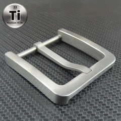 Titanium Pin Single Tongue Buckle Anti allergy Belt Buckle for 1.5&Prime; Belt Z297A