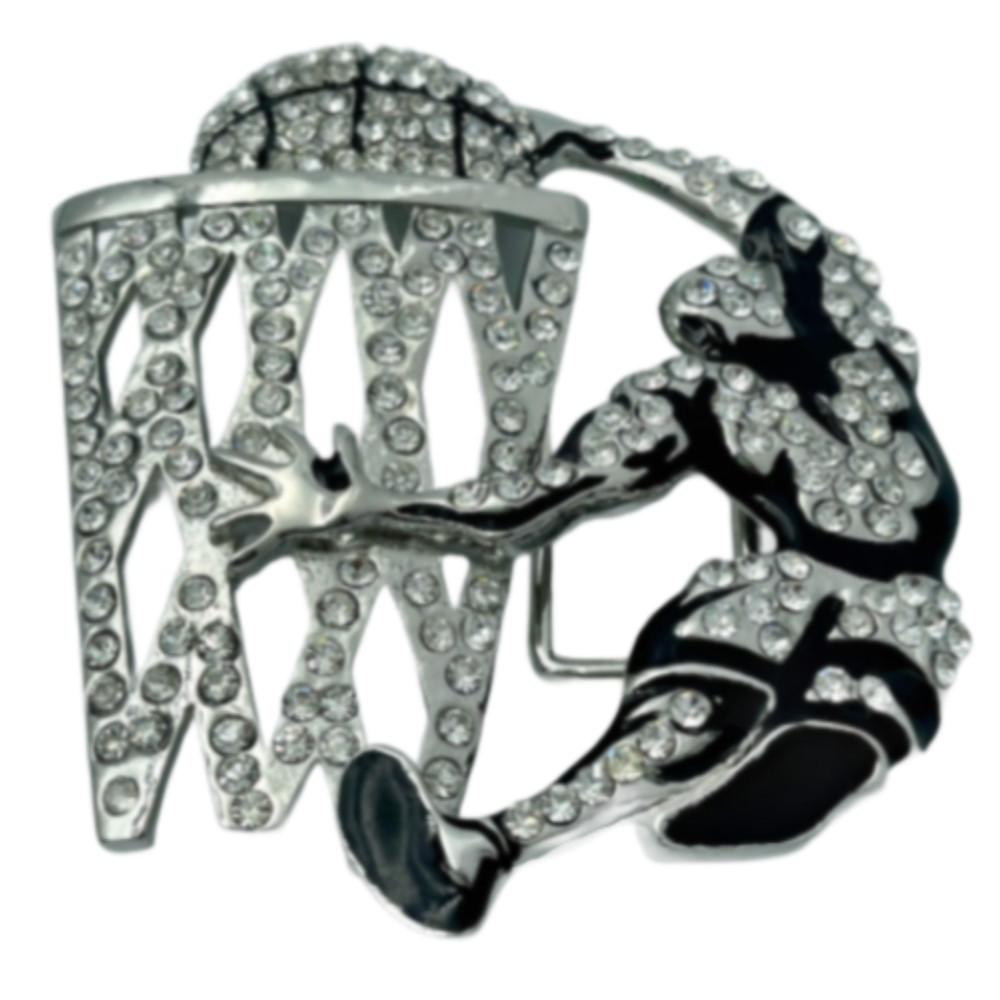 Belt Buckle Basketball Player Sports Slam Dunk Rhinestone Boucle De Ceinture