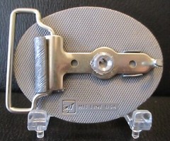 Hall Brake Midland Power Converter Pewter Belt Buckle 1981 Phoenix AZ Casper WY