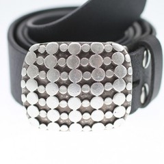 Circle Geometry Ornament Rectangle Belt Buckle Buckle Interchangeable Clasp GS39 as
